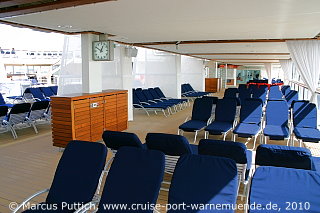 Kreuzfahrtschiff CELEBRITY ECLIPSE: Der Poolbereich auf Deck 12.