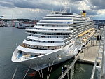 Kreuzfahrtschiff COSTA DIADEMA am 09. September 2022 in Kiel (Deutschland)