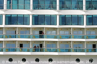 Das Kreuzfahrtschiff COSTA neoROMANTICA am 06. September 2012 in Hamburg (Deutschland).