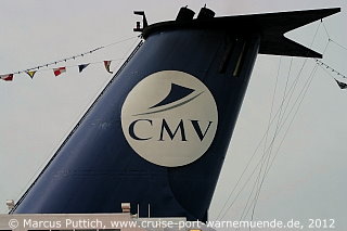 Das Kreuzfahrtschiff OCEAN COUNTESS am 23. September 2012 in Liverpool (England).