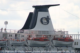 Das Kreuzfahrtschiff PRINCESS DAPHNE am 19. Juli 2011 in Kiel (Deutschland).