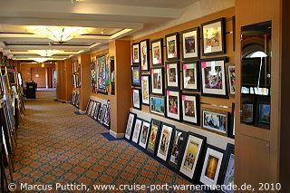Kreuzfahrtschiff DISNEY MAGIC: Bereich vor dem Studio Sea auf Deck 4.