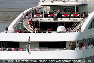 Das Kreuzfahrtschiff LE BOREAL am 30. Juni 2010 in Bremerhaven (Deutschland).