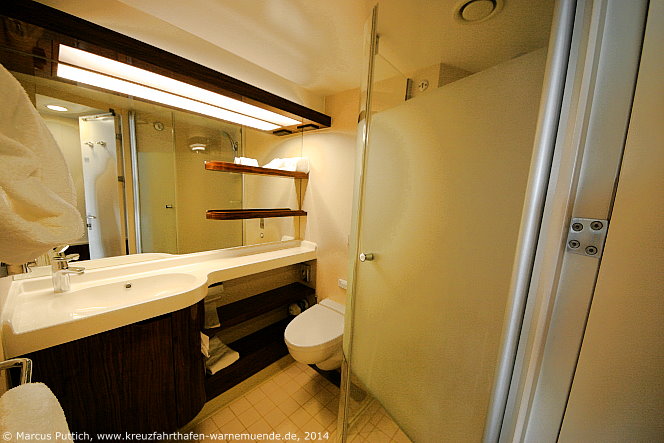 Kreuzfahrtschiff NORWEGIAN GETAWAY: Die BD Balkonkabine 10734 auf Deck 10.