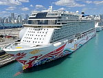 Kreuzfahrtschiff NORWEGIAN JOY am 06. April 2024 in Miami, FL (USA)