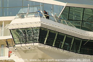 Das Kreuzfahrtschiff QUANTUM OF THE SEAS von der Kreuzfahrtreederei Royal Caribbean International am 23. Oktober 2014 in Hamburg (Deutschland).