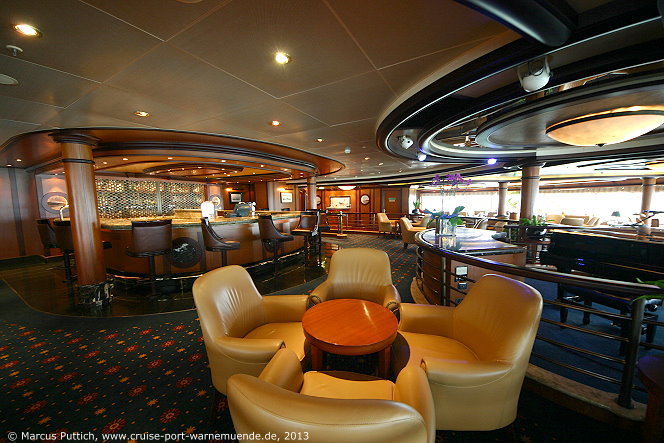 Kreuzfahrtschiff QUEEN VICTORIA: Der Commodore Club auf Deck 10.
