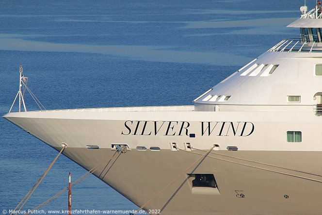 Das Kreuzfahrtschiff SILVER WIND am 21. Mai 2022 in Souda auf der Insel Kreta (Griechenland).