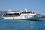 Kreuzfahrtschiff CELESTYAL OLYMPIA am 21. Mai 2022 in Heraklion auf der Insel Kreta (Griechenland)