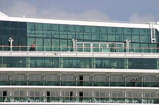 Das Kreuzfahrtschiff VENTURA am 15. Juni 2013 in Southampton (England).