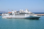 Kreuzfahrtschiff SILVER EXPLORER am 13. Mai 2021 in Heraklion auf der Insel Kreta (Griechenland)
